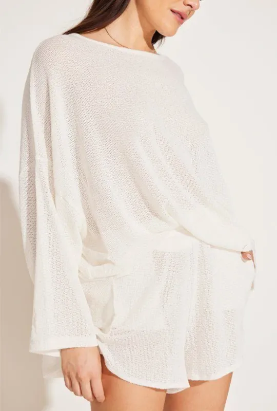 Sorrento Upcycled Sweater Short - Creme sold by Vitamin A