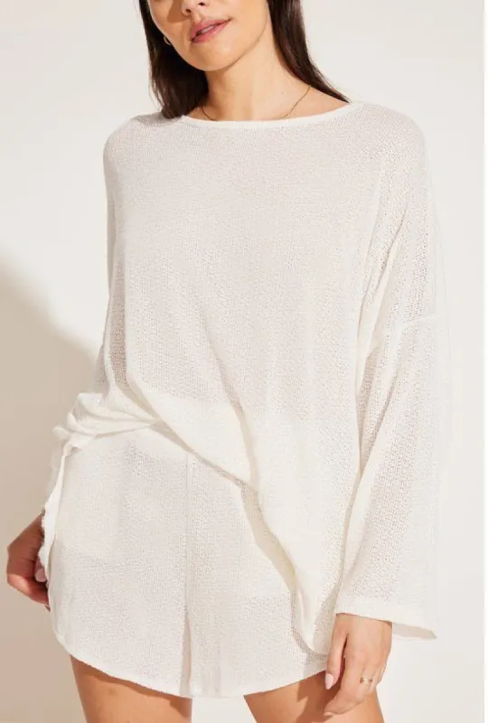 Sorrento Upcycled Oversized Sweater  - Creme sold by Vitamin A