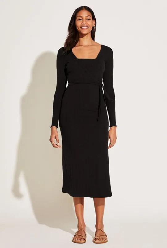 Strapless West Dress Set - Black Organic Rib sold by Vitamin A