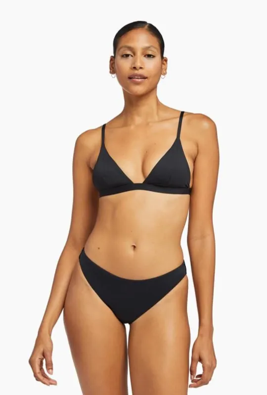 Moss Bralette Top - Black Ecolux made by Vitamin A