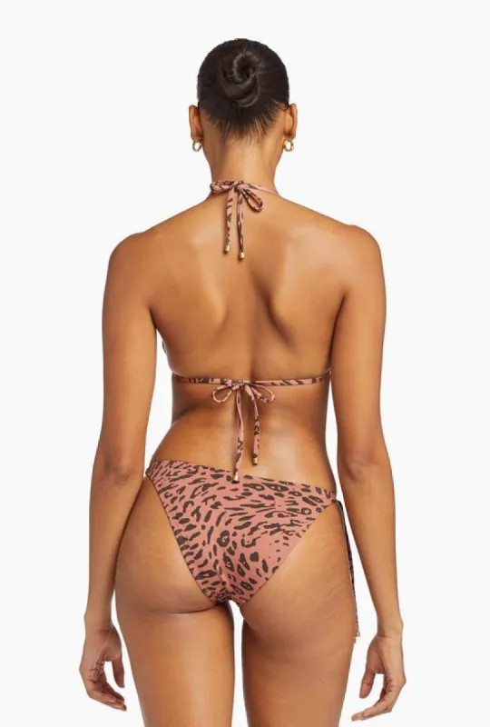 Elle Adjustable Tie Side Bottom  - Terra Leopard sold by Vitamin A