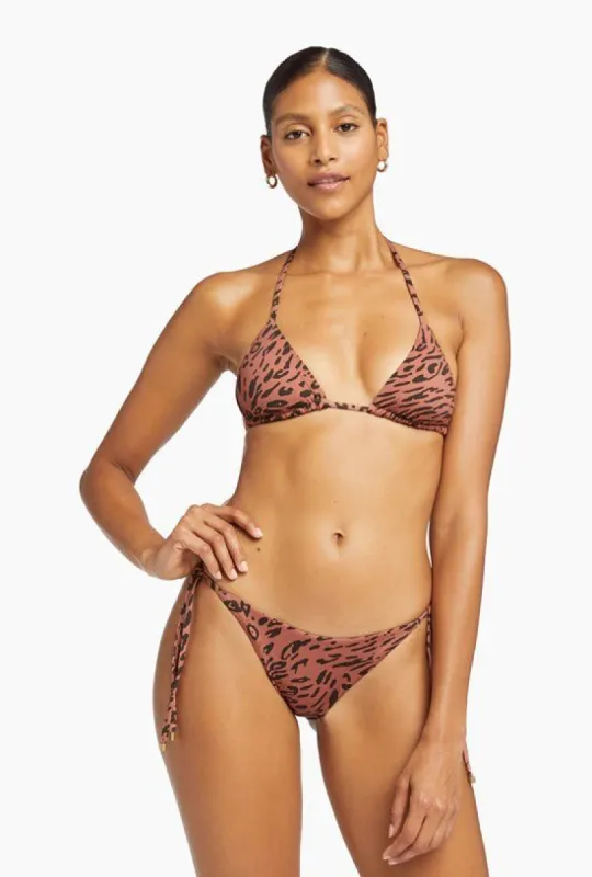 Gia Triangle Top - Terra Leopard sold by Vitamin A