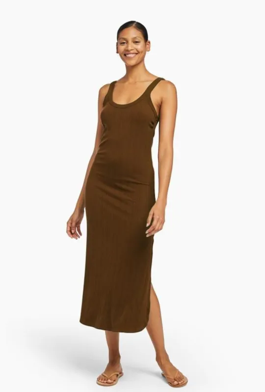 West Organic Rib Tank Dress - Tea Leaf Organic Rib sold by Vitamin A