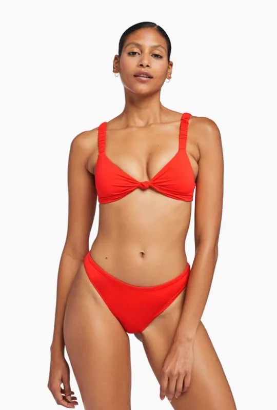Zuri Bralette - Poppy EcoLux sold by Vitamin A