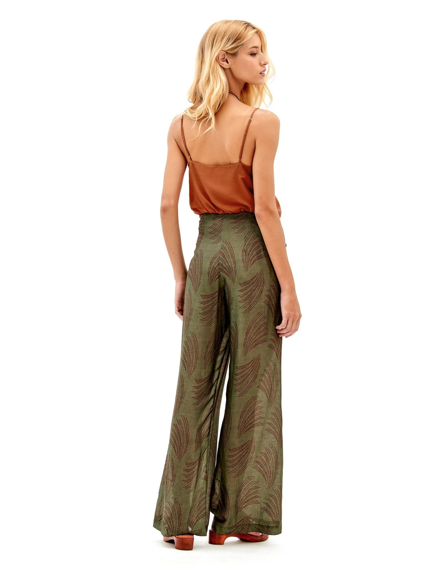 Nelly Pants (final sale) - Volpi Green sold by Vix product image thumbnail 3