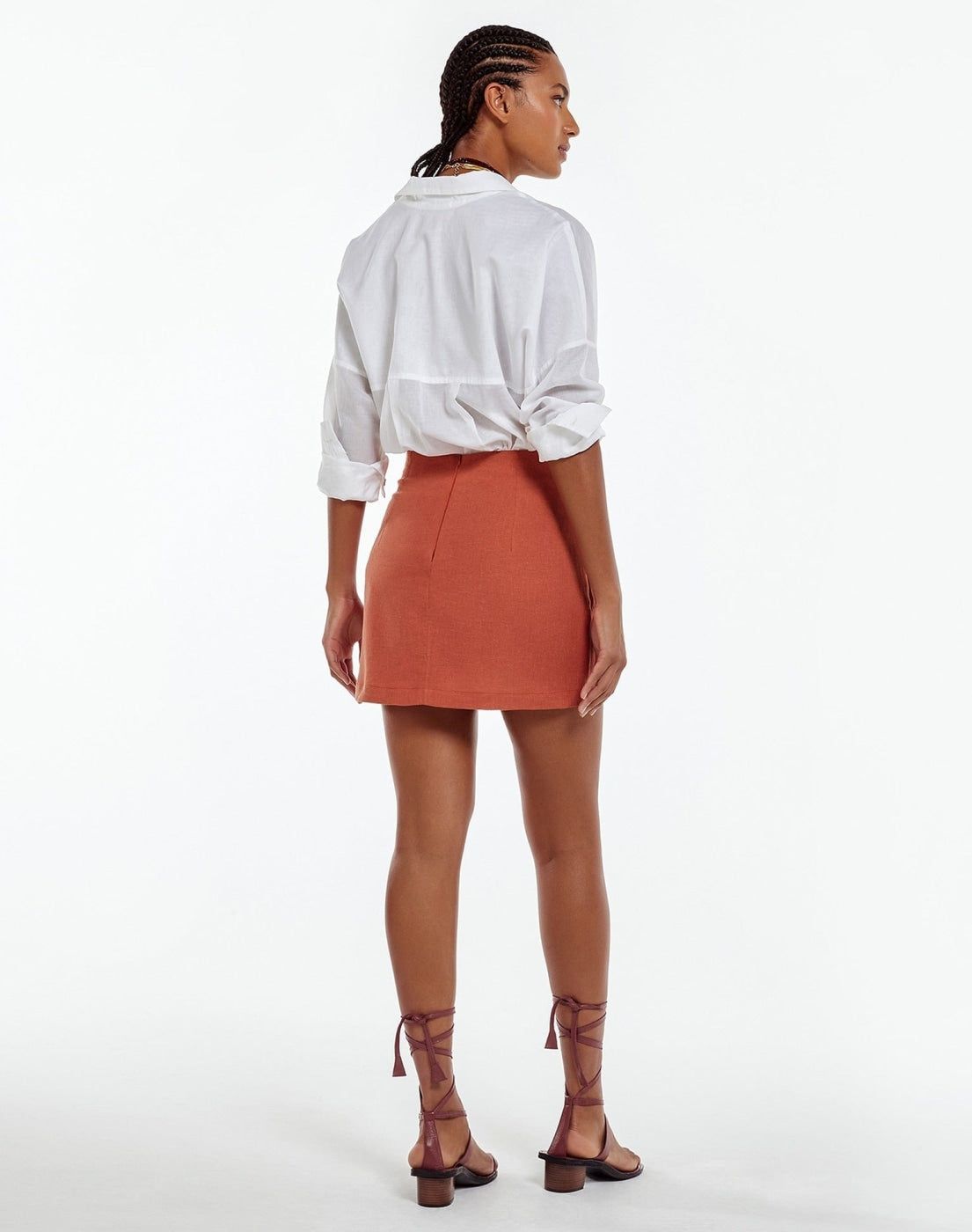 Rai Mini Skirt (final sale) - Ginger sold by Vix product image thumbnail 3