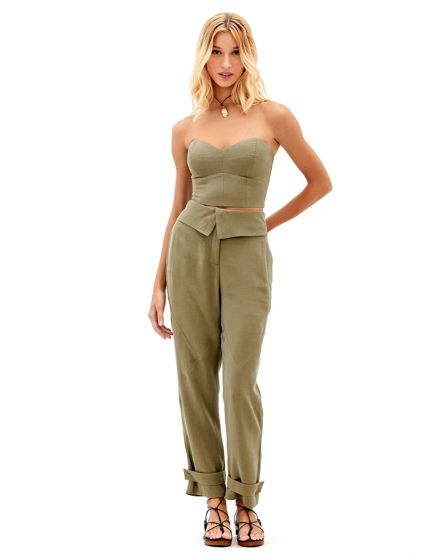 Mia Pants - Pistachio sold by Vix product image thumbnail 2