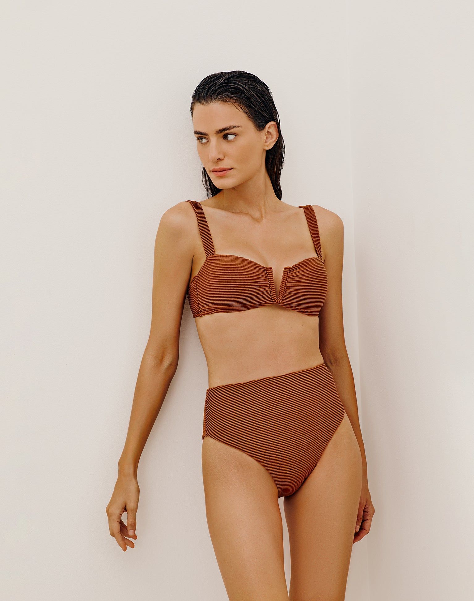 Kayla Bela Hot Pant Bottom - Camel sold by Vix product image thumbnail 2
