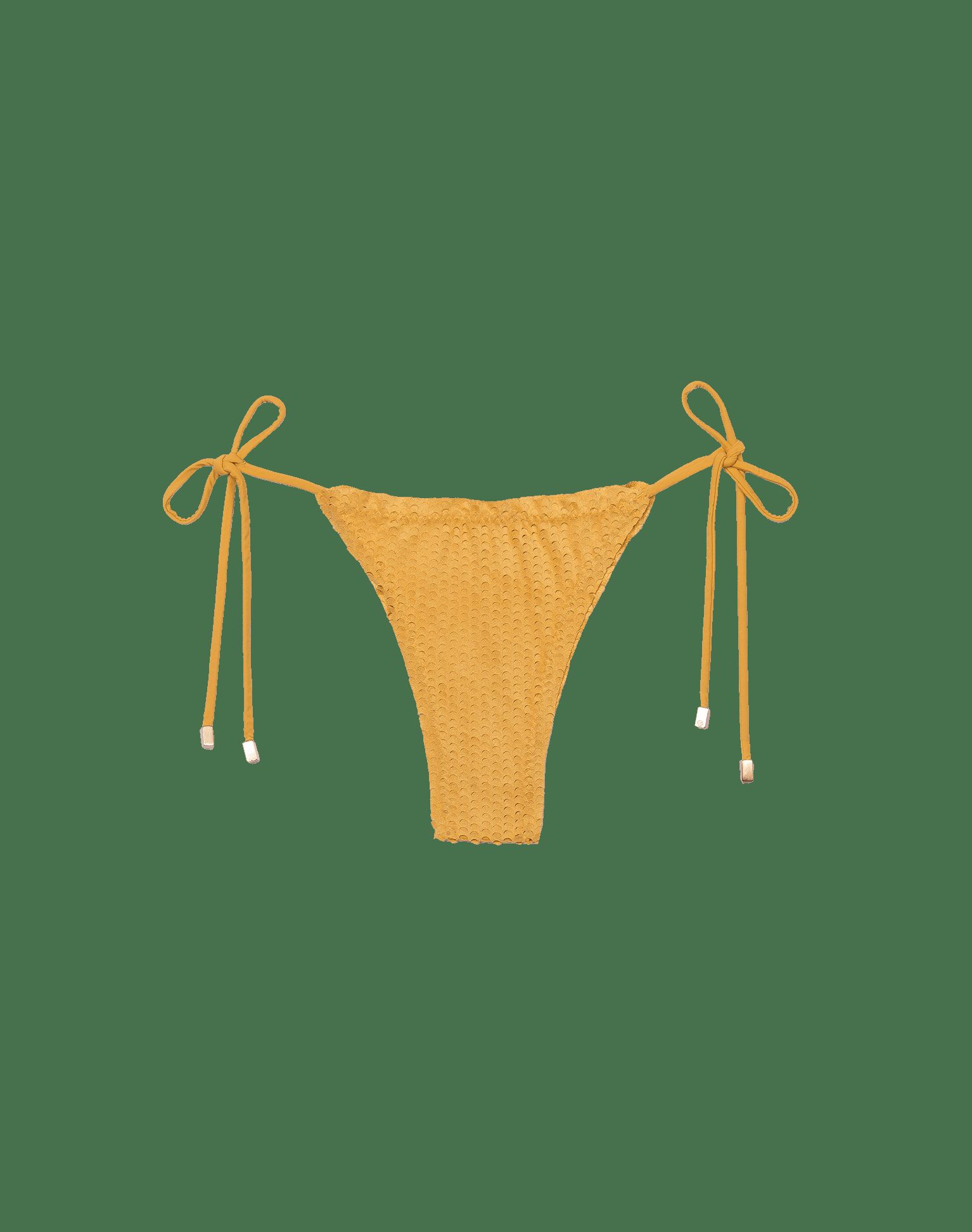 Scales Ripple Tie Side Bottom (final sale) - Mustard sold by Vix