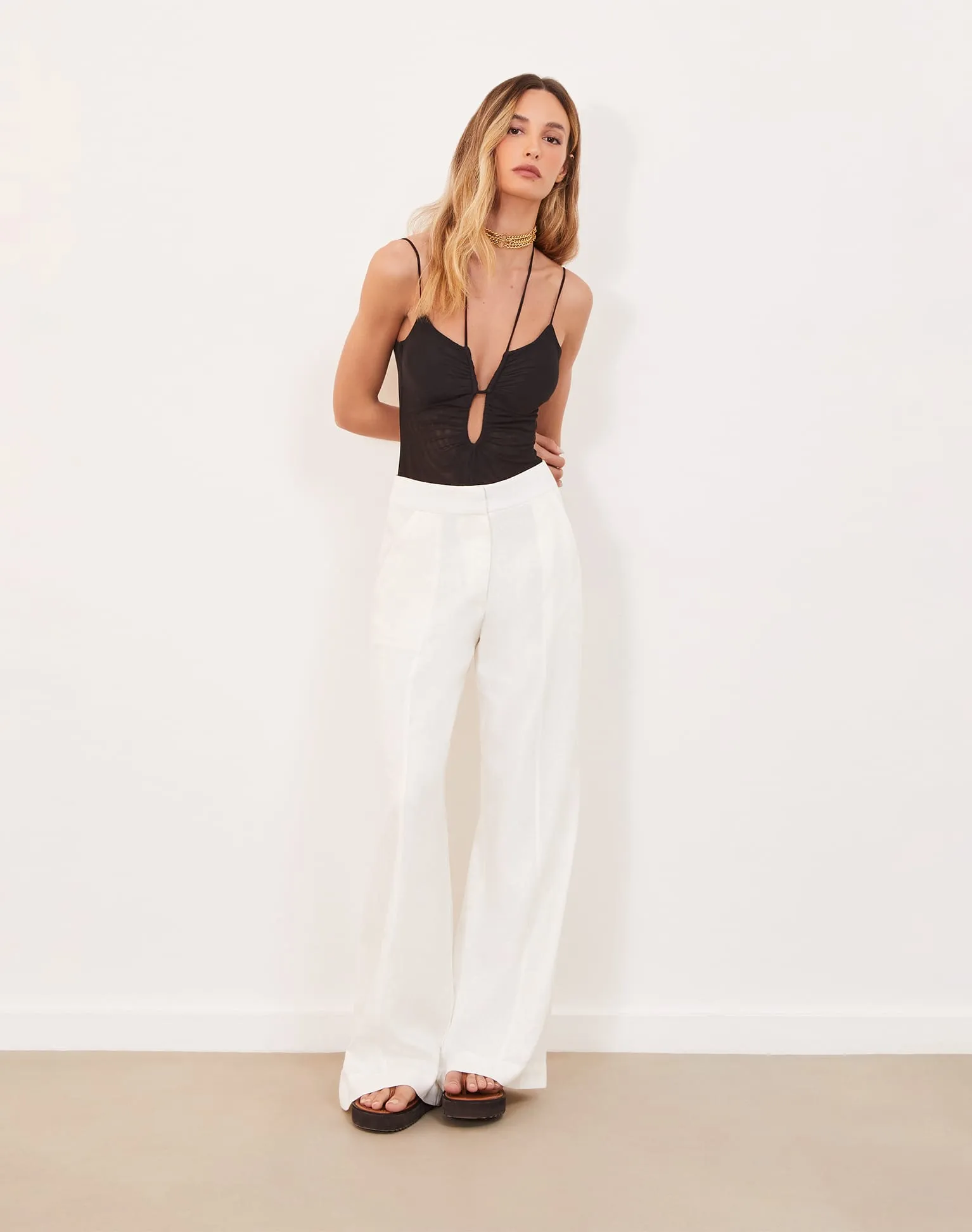 Estela Pants - Off White sold by Vix product image thumbnail 2