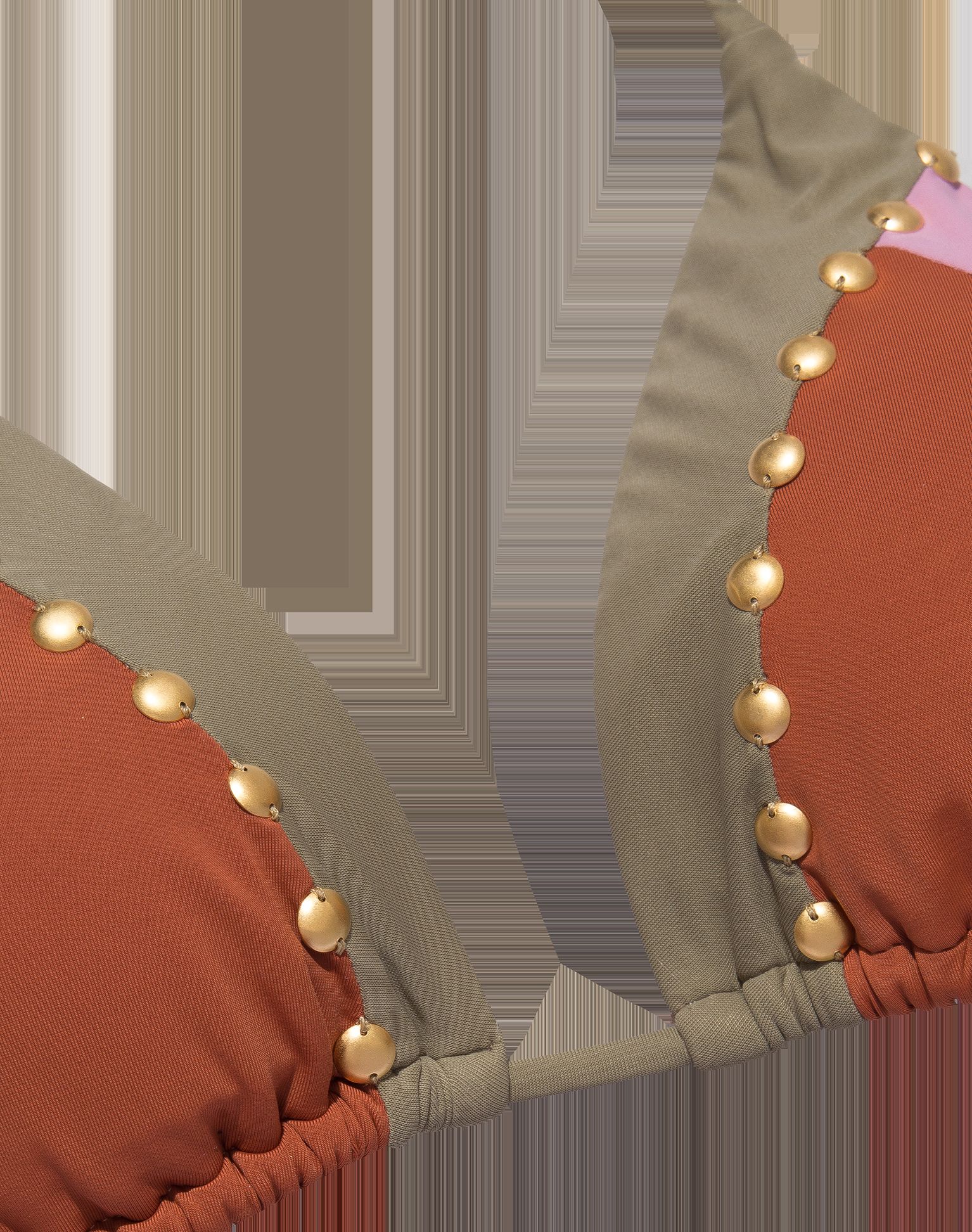 Block Tri Top (final sale) - Pistachio Camel sold by Vix product image thumbnail 8