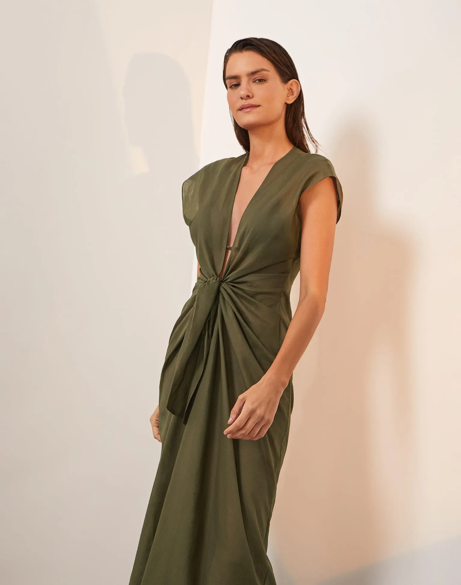 Sasha Long Cover Up - Evergreen sold by Vix product image thumbnail 4