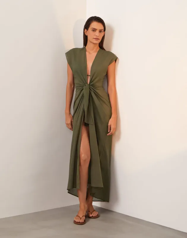 Sasha Long Cover Up - Evergreen sold by Vix