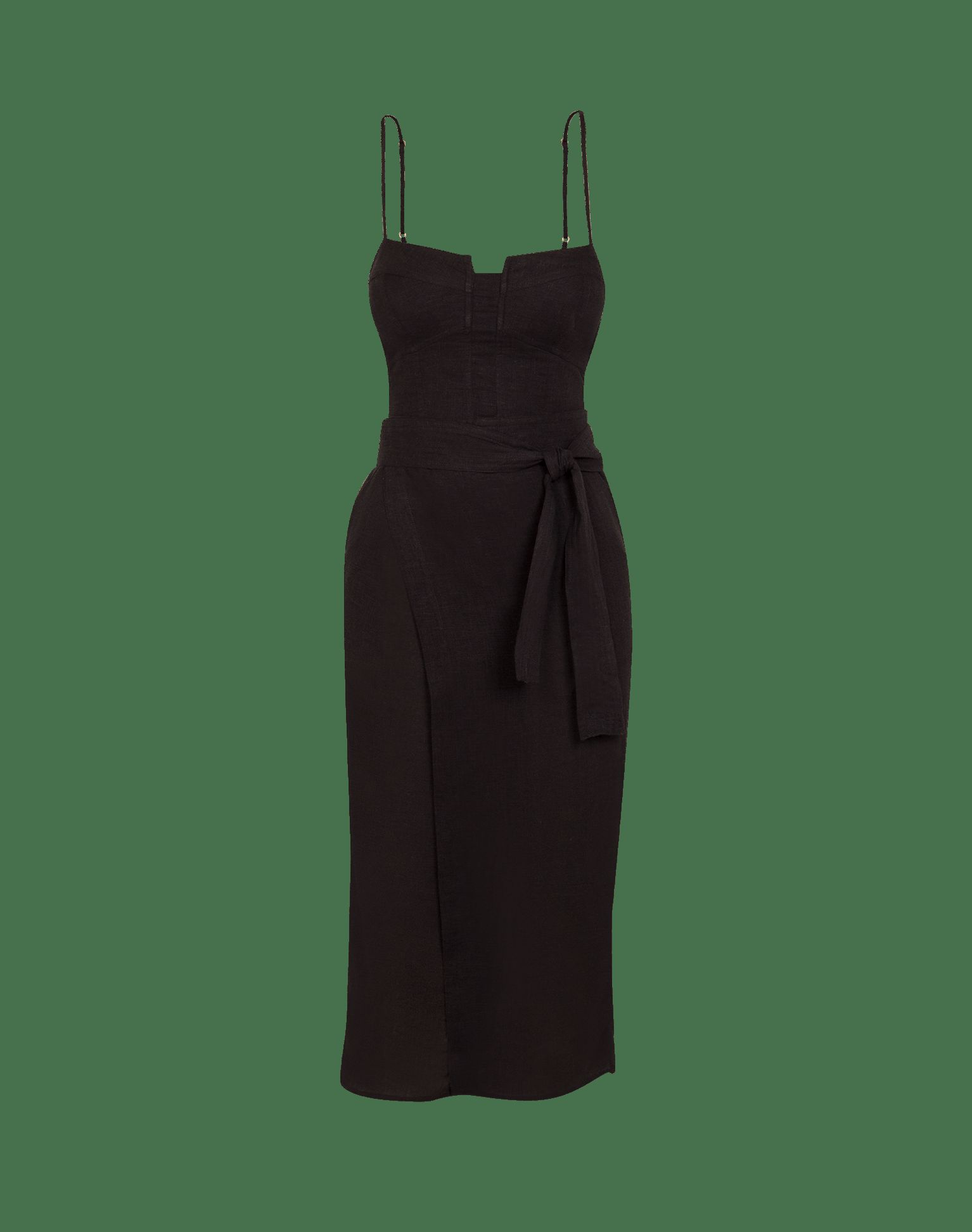 Yasmin Midi Dress - Black sold by Vix product image thumbnail 3