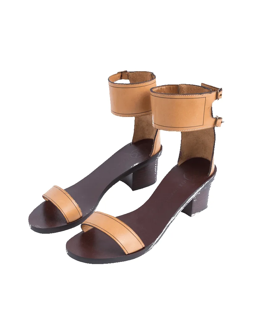 Iza Sandal (exchange only) - Camel sold by Vix
