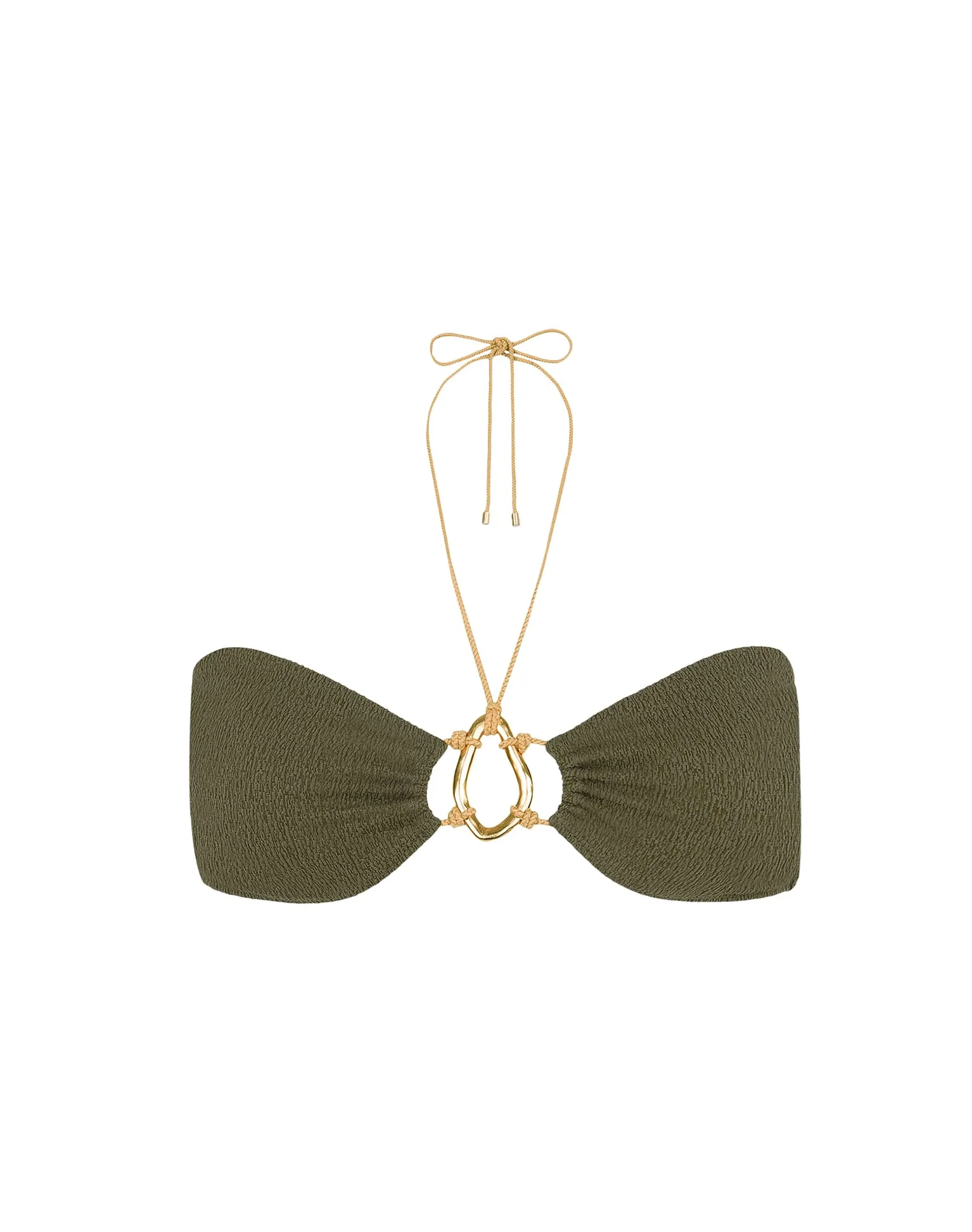 Firenze Adalia Bandeau Top - Evergreen sold by Vix