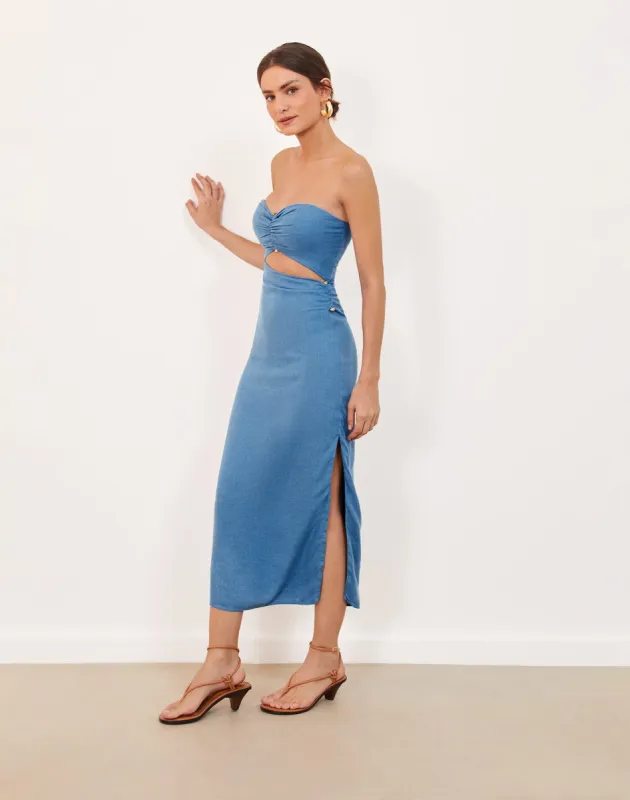 Sonny Detail Midi Dress (Exchange Only) - Cave sold by Vix