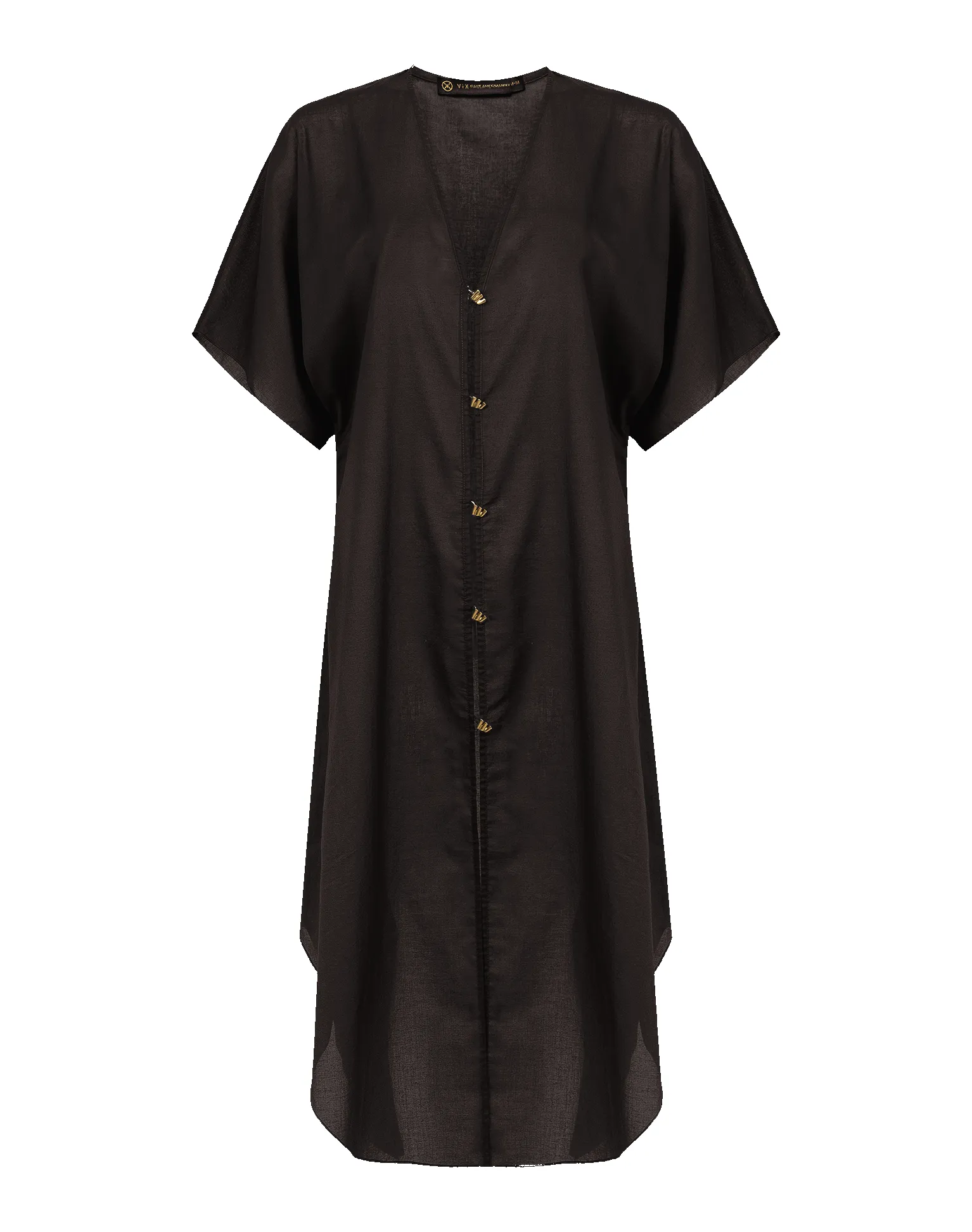 Braid Long Caftan - Black sold by Vix product image thumbnail 4