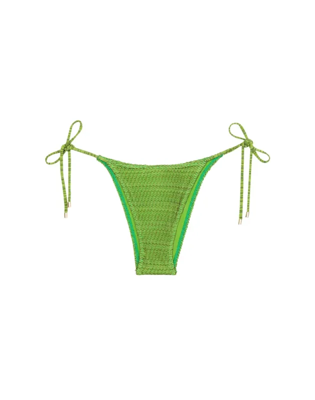 Mesh Tie Side Bottom - Acid Green sold by Vix