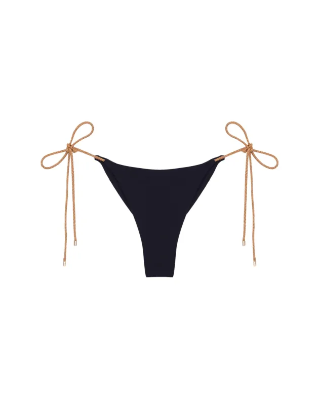 Matte Tie Side Bottom - Black sold by Vix
