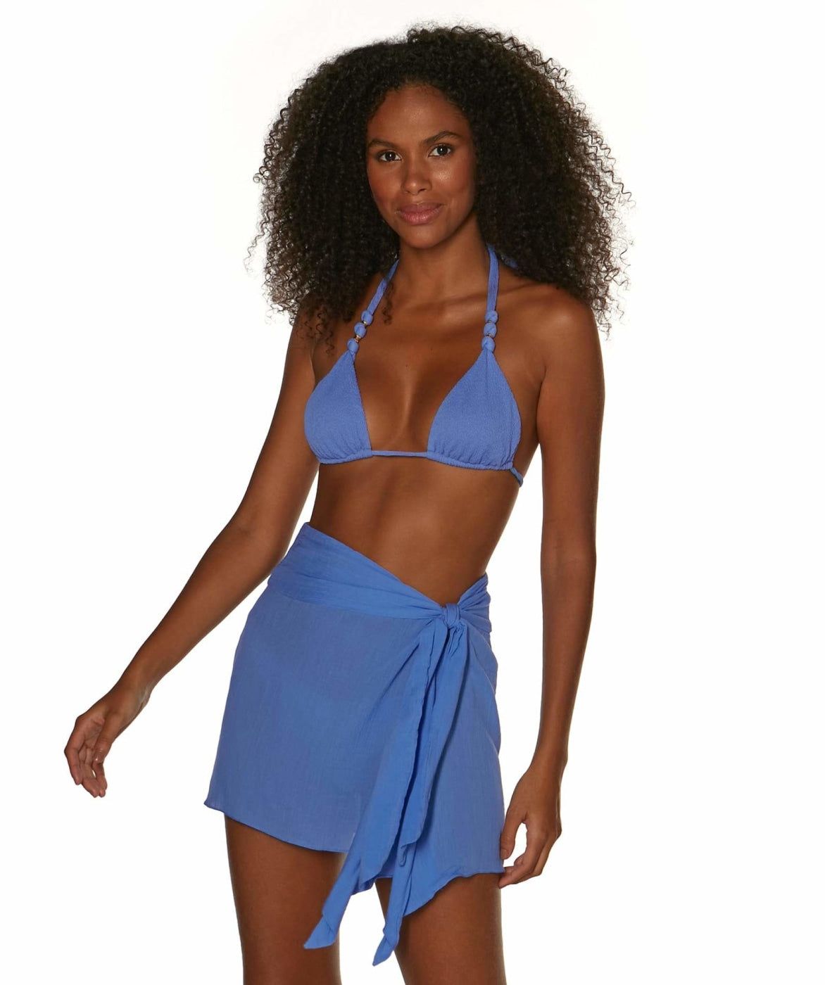 Ana Mini Skirt (final sale) - Periwinkle sold by Vix