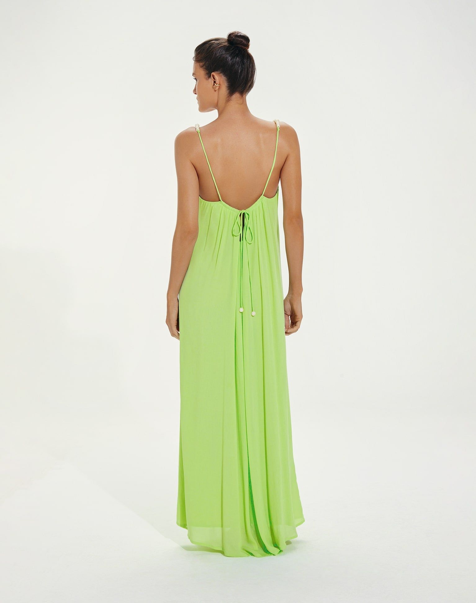 Lilly Detail Long Cover Up (exchange only) - Lime sold by Vix product image thumbnail 2