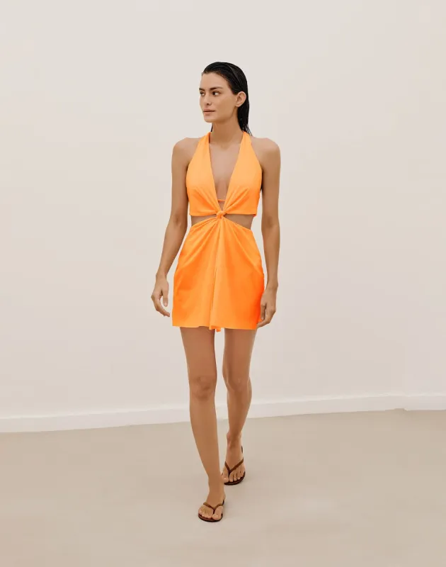 Tracy Short Cover Up (exchange only) - Mandarin sold by Vix