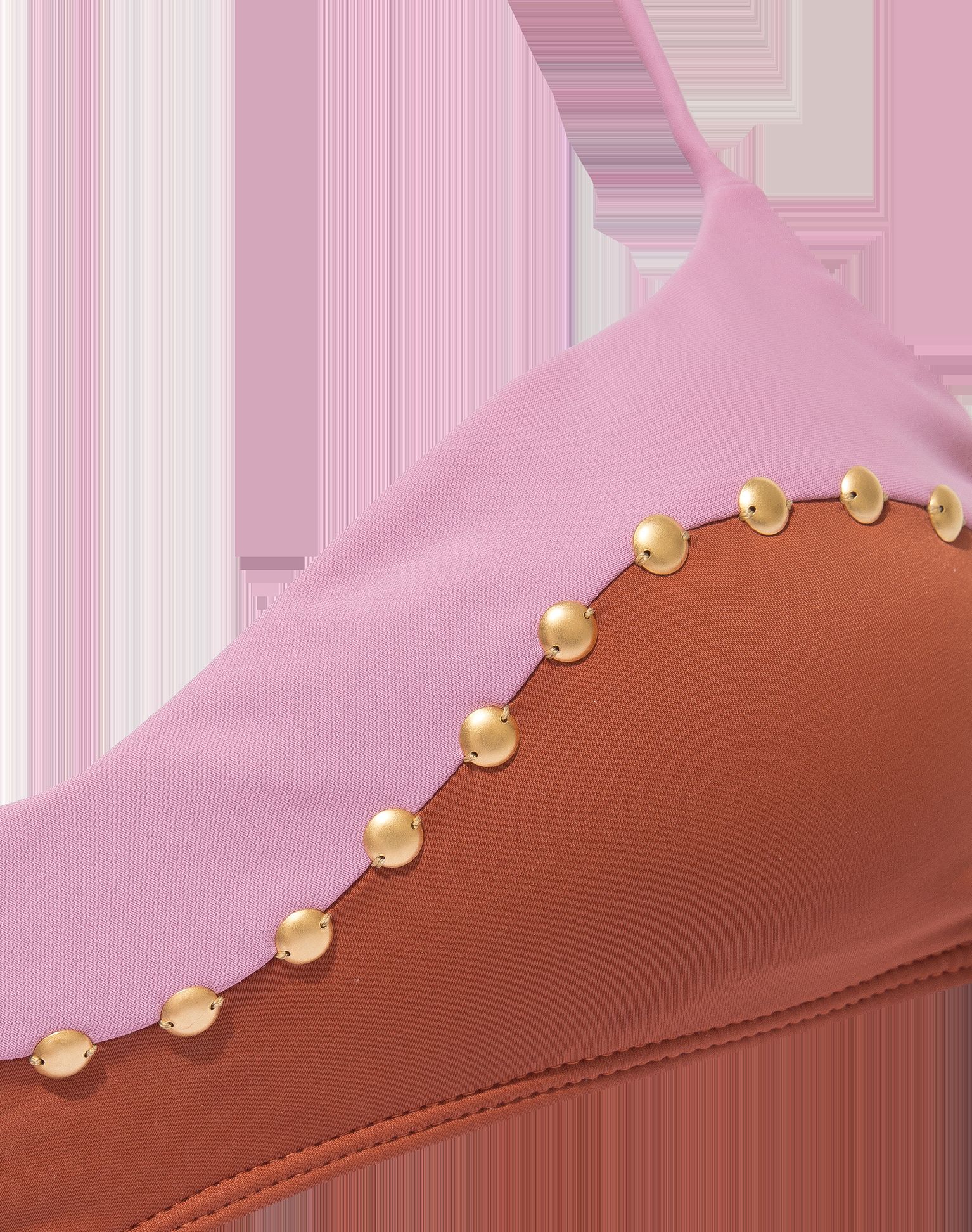 Laila Block Top (final sale) - Pistachio Camel sold by Vix product image thumbnail 7