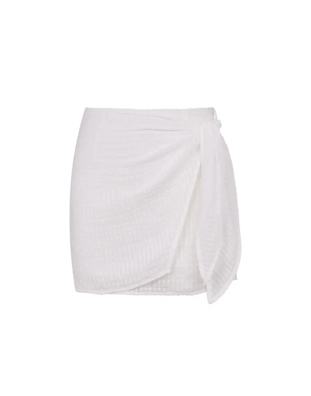 Kim Mini Skirt - Off White sold by Vix