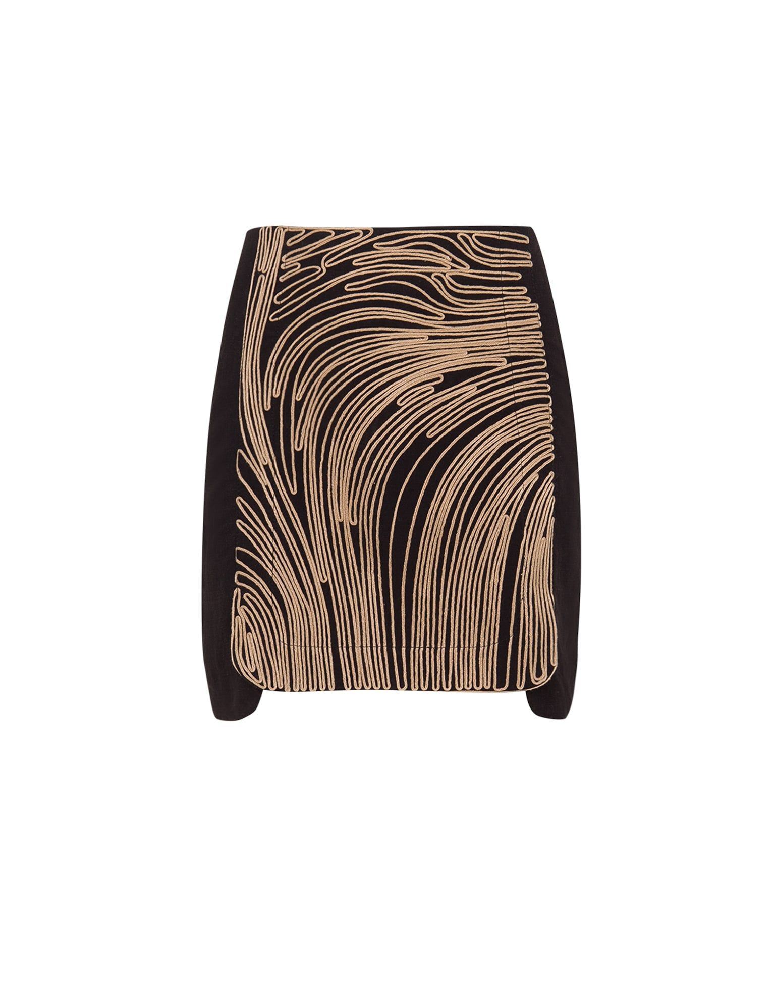 Lana Detail Mini Skirt (exchange only) - Black sold by Vix product image thumbnail 5