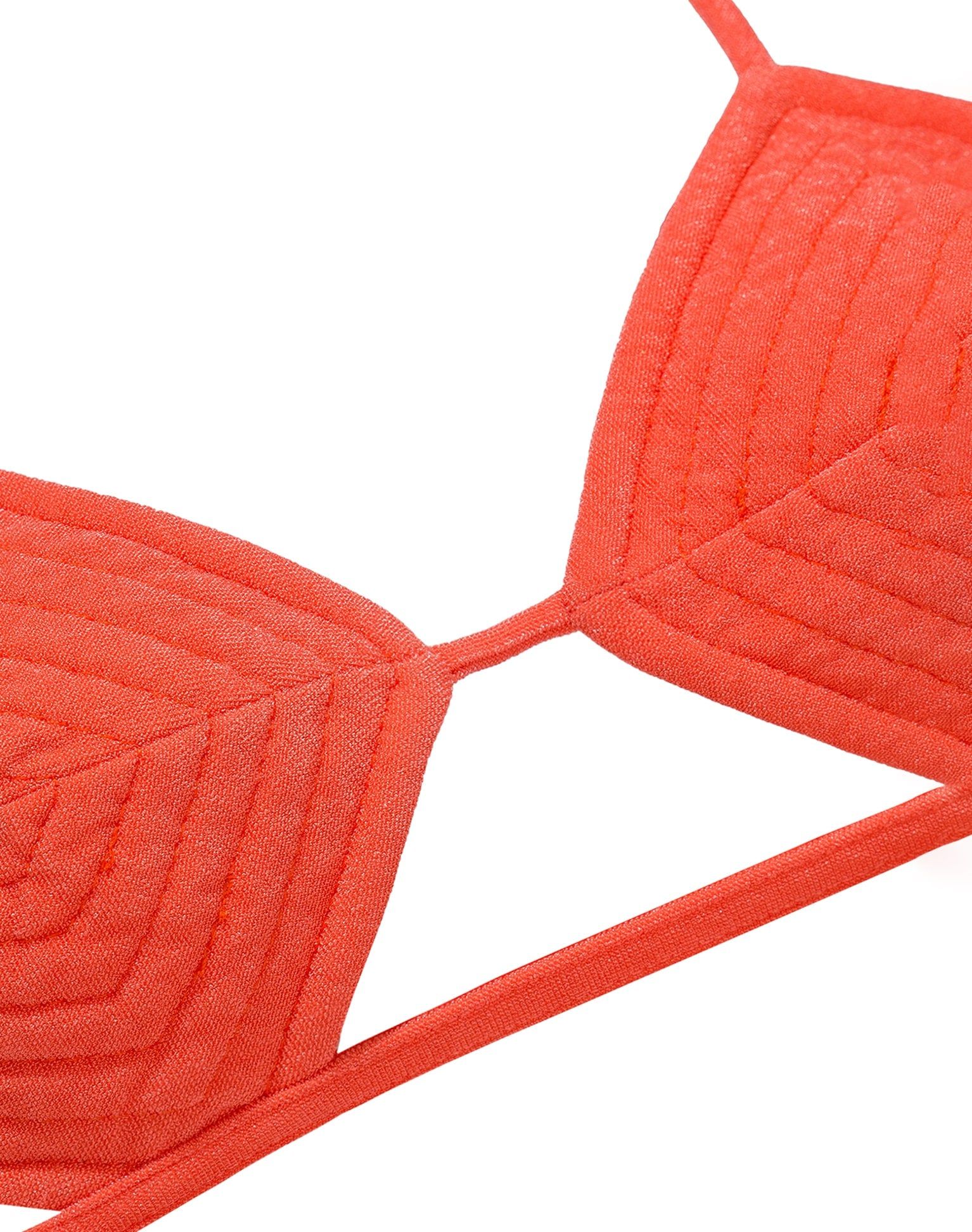 Barbara Tri Parallel Top - Tomato sold by Vix product image thumbnail 5