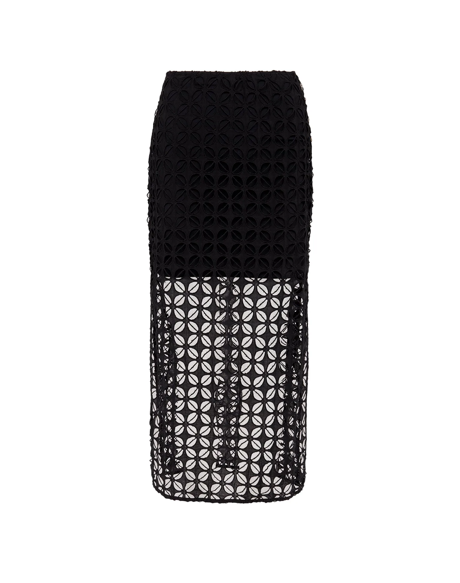 Emny Long Skirt (exchange only) - Black sold by Vix