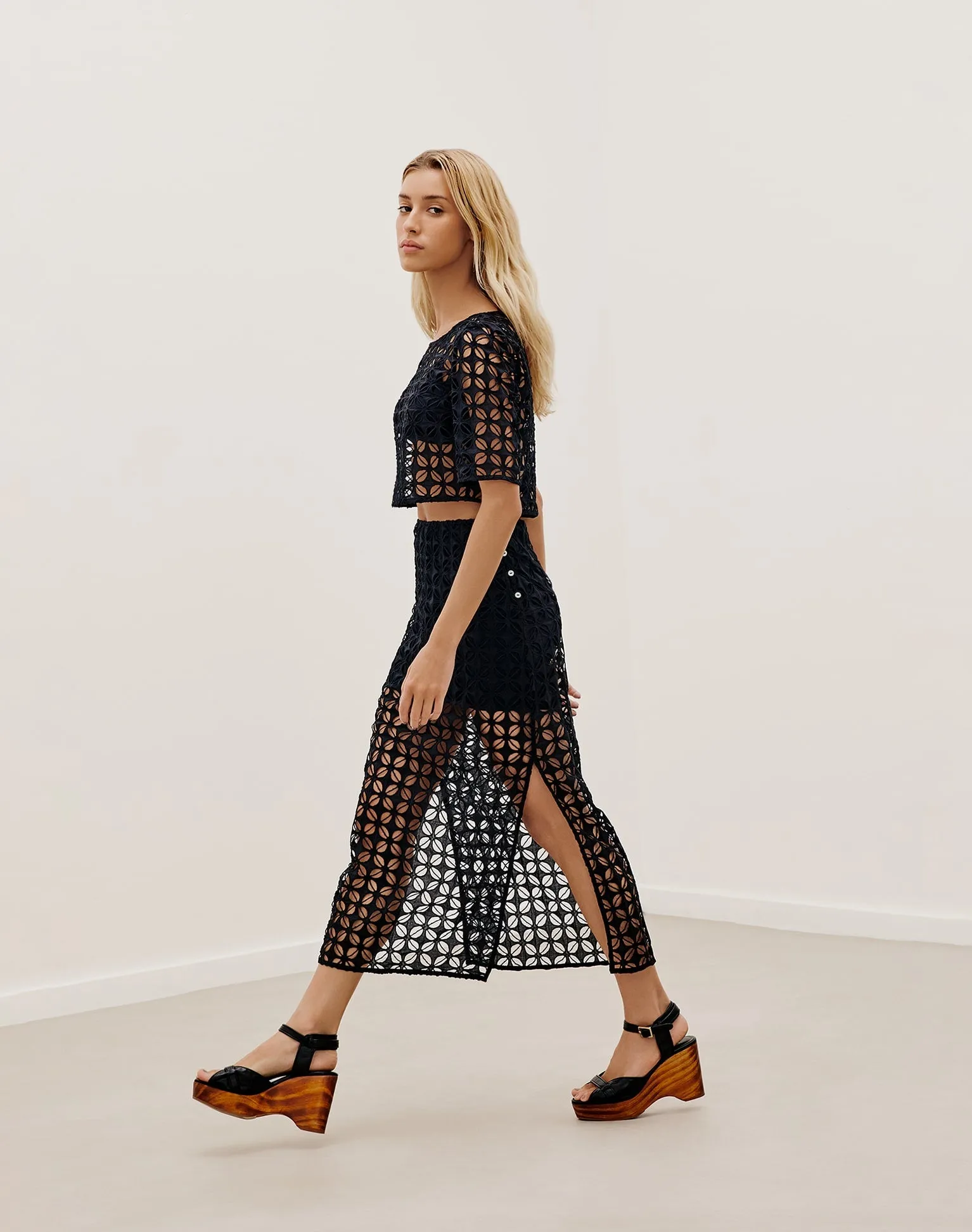 Emny Long Skirt (exchange only) - Black sold by Vix product image thumbnail 4