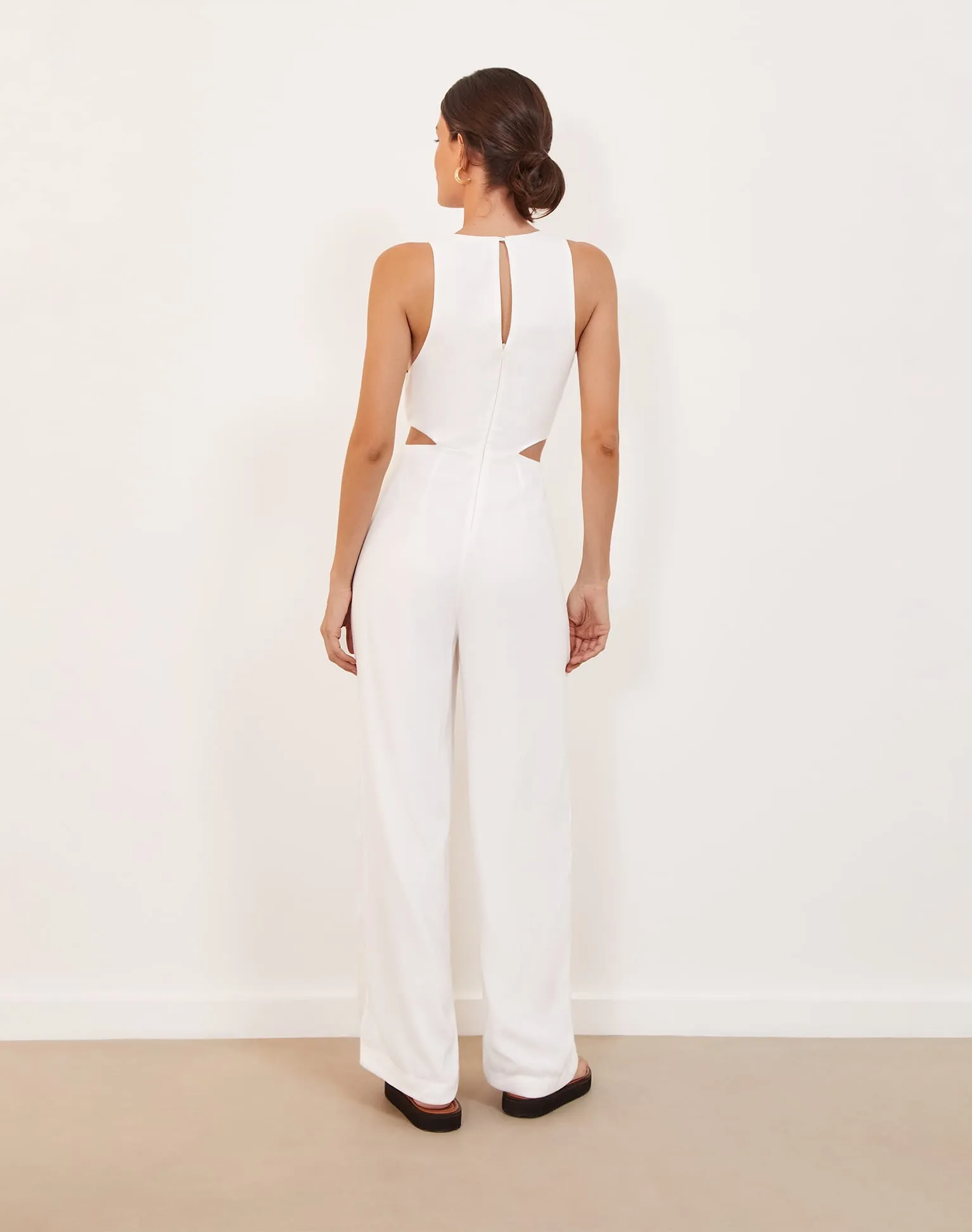 Nayara Detail Jumpsuit (Exchange Only) - Off White sold by Vix product image thumbnail 2
