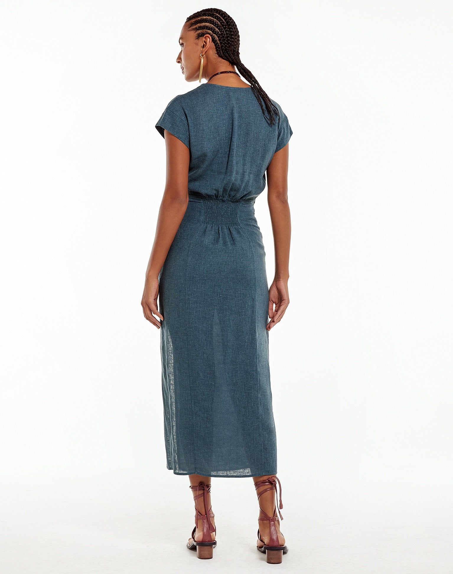 Suzana Midi Dress - Blue Grey sold by Vix product image thumbnail 2