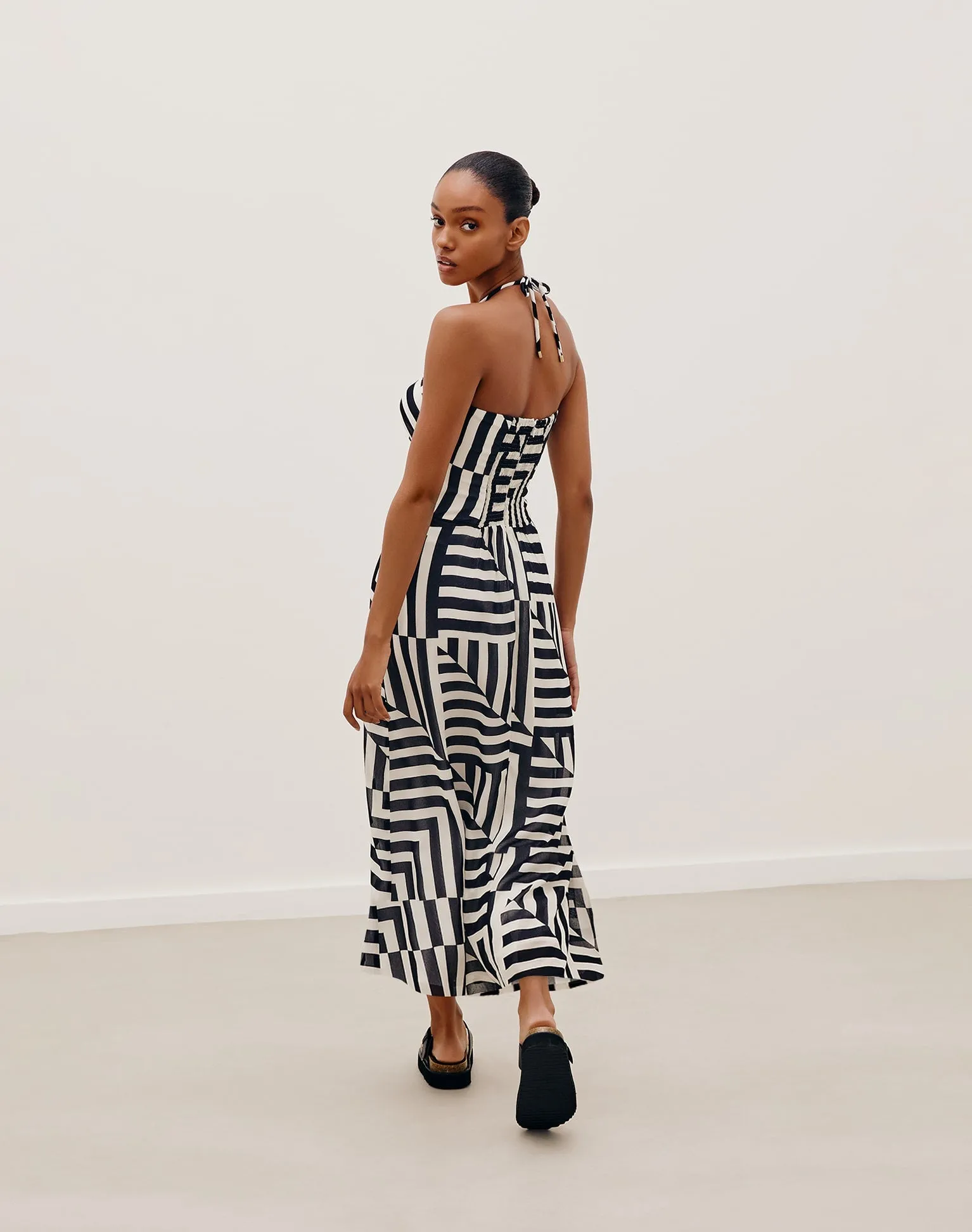 Ayla Midi Dress (exchange only) - Geo sold by Vix product image thumbnail 3