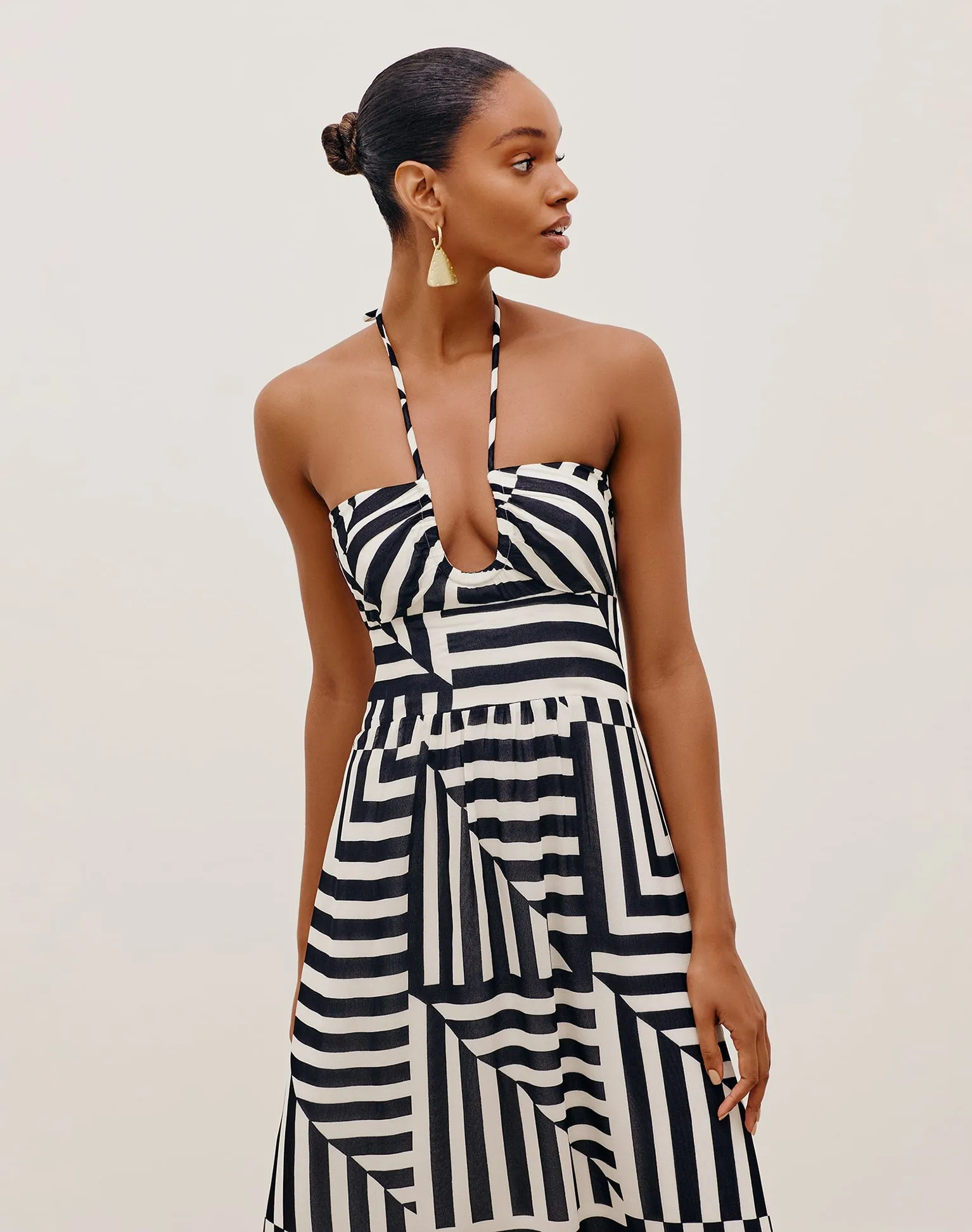 Ayla Midi Dress (exchange only) - Geo sold by Vix product image thumbnail 5