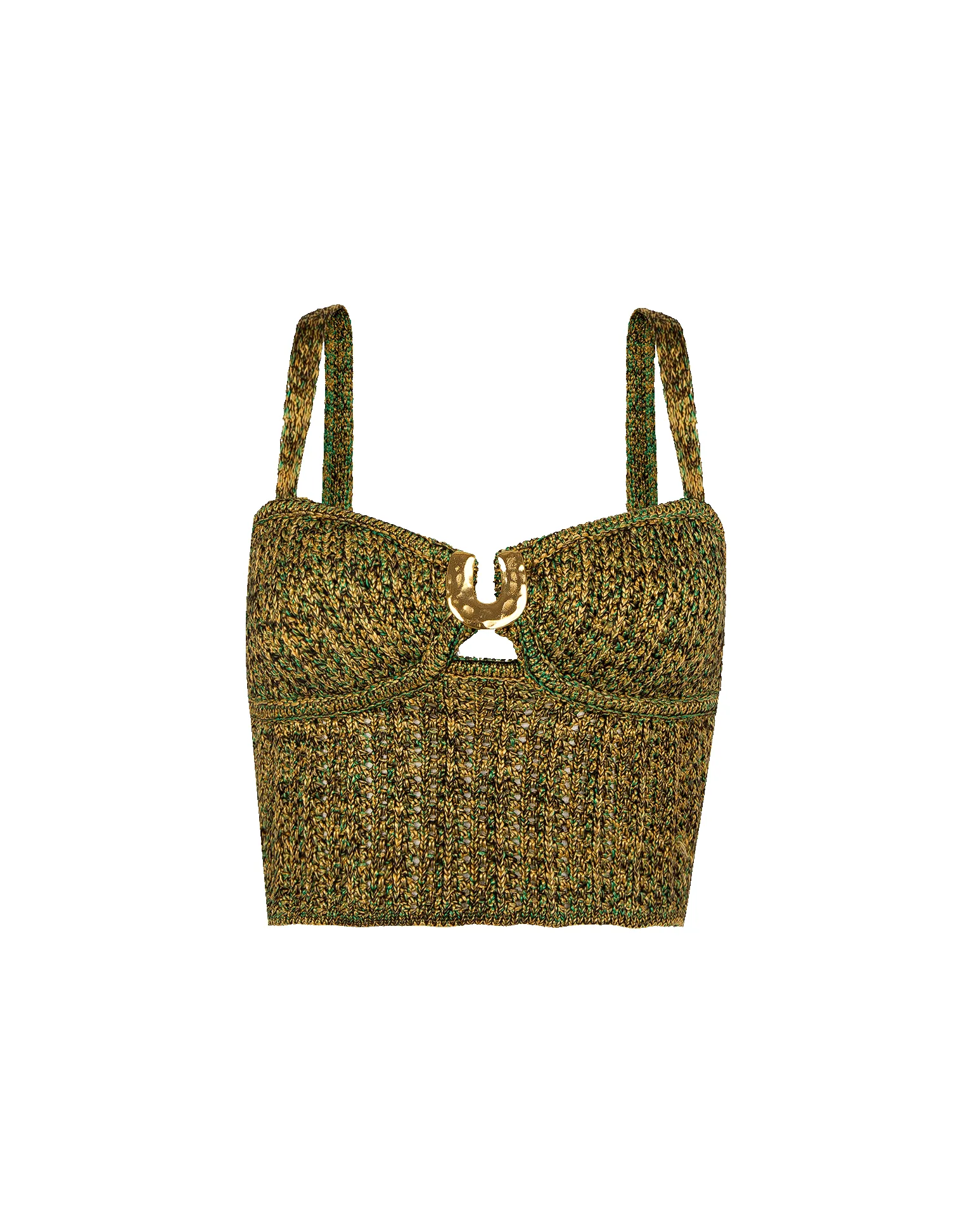 Knit Aria Top (Final Sale) - Green sold by Vix