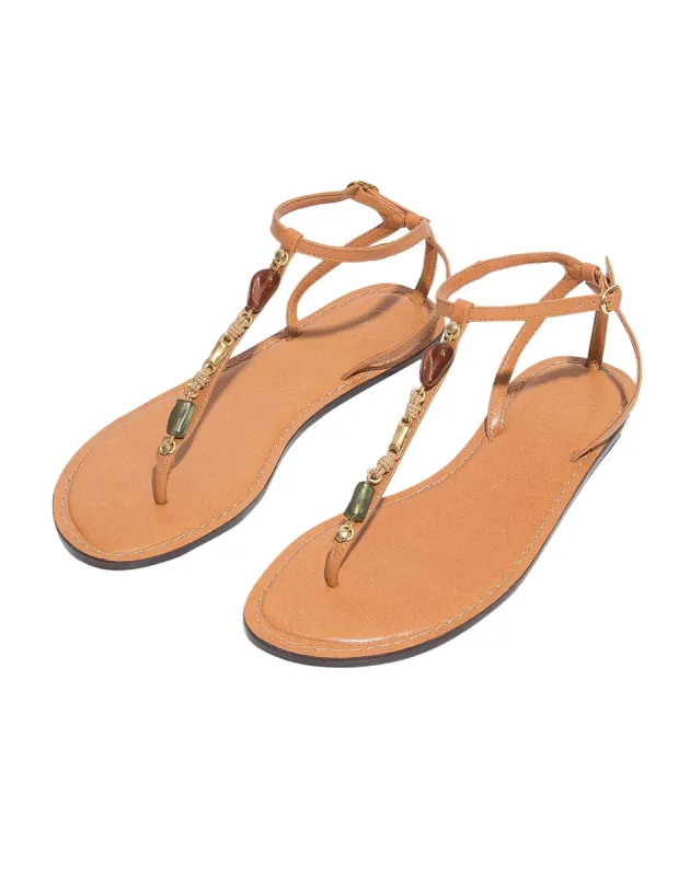 Kaia Sandal - Brown sold by Vix
