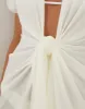 Sasha Short Cover Up - Off White sold by Vix