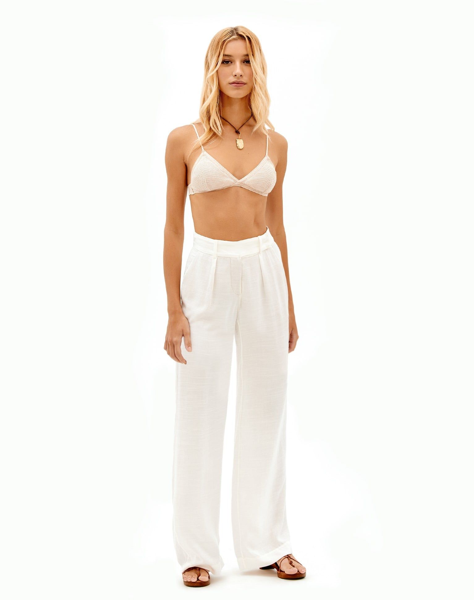 Knit Carolina Top - White sold by Vix product image thumbnail 2