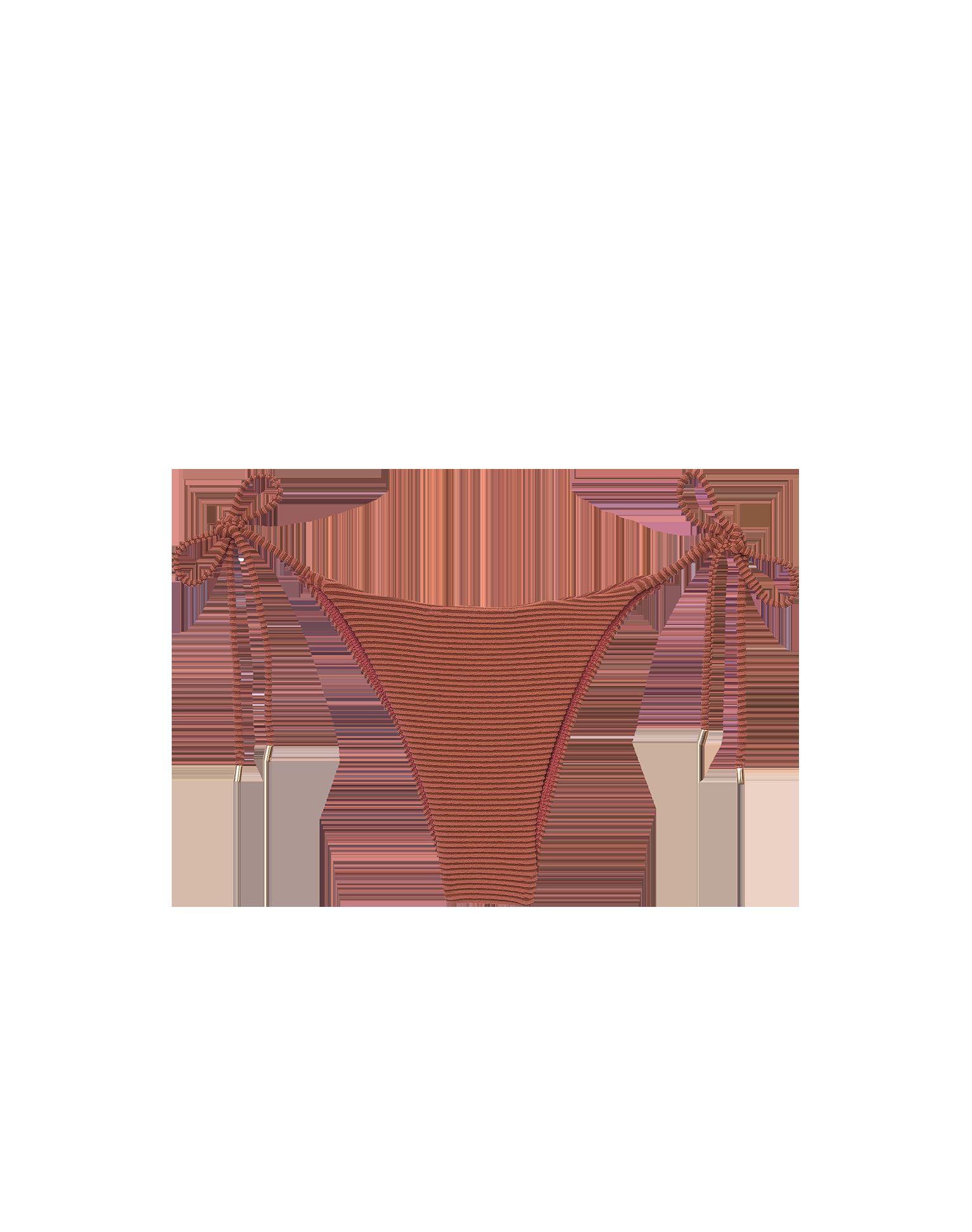 Kayla Tie Side Bottom - Camel sold by Vix