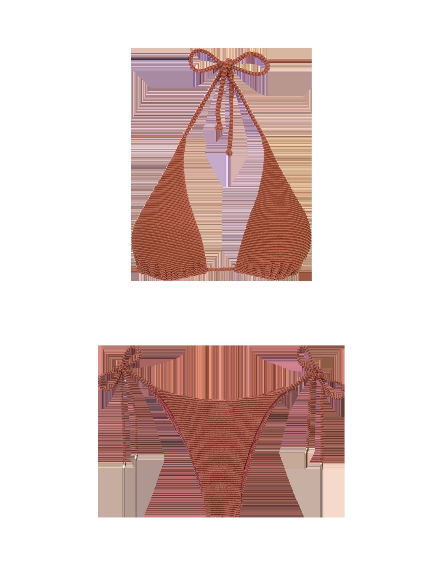 Kayla Tie Side Bottom - Camel sold by Vix product image thumbnail 6