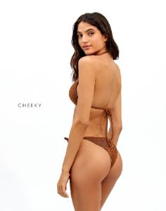 Kayla Tie Side Bottom - Camel sold by Vix
