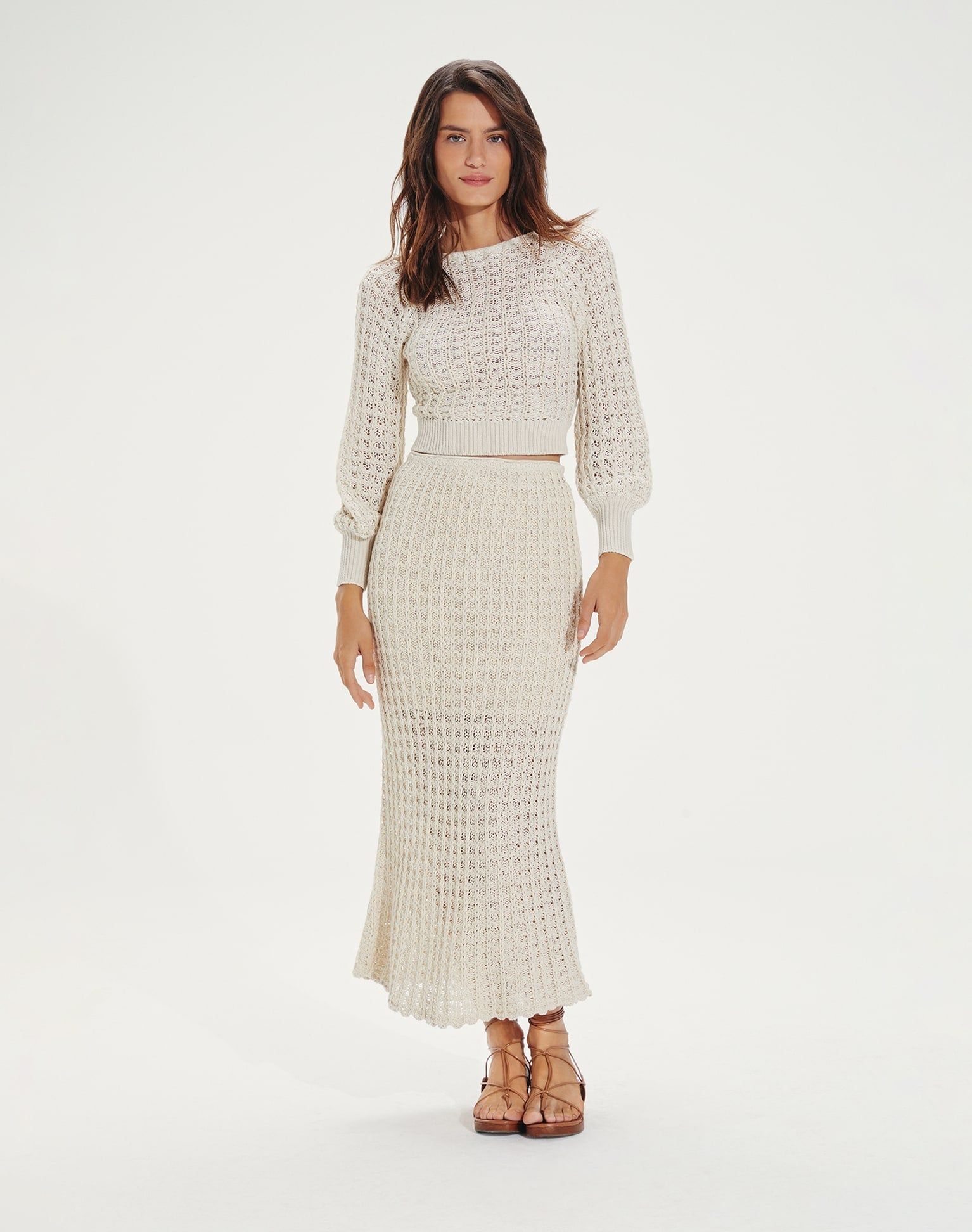 Petra Midi Skirt (exchange only) - Off White sold by Vix product image thumbnail 2