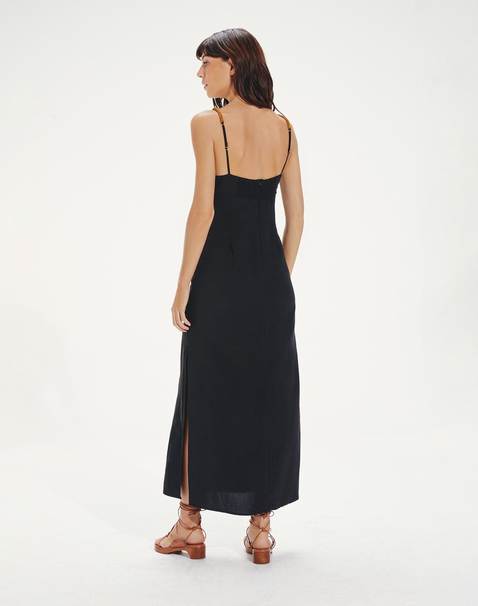 Flora Detail Midi Dress - Black sold by Vix product image thumbnail 2