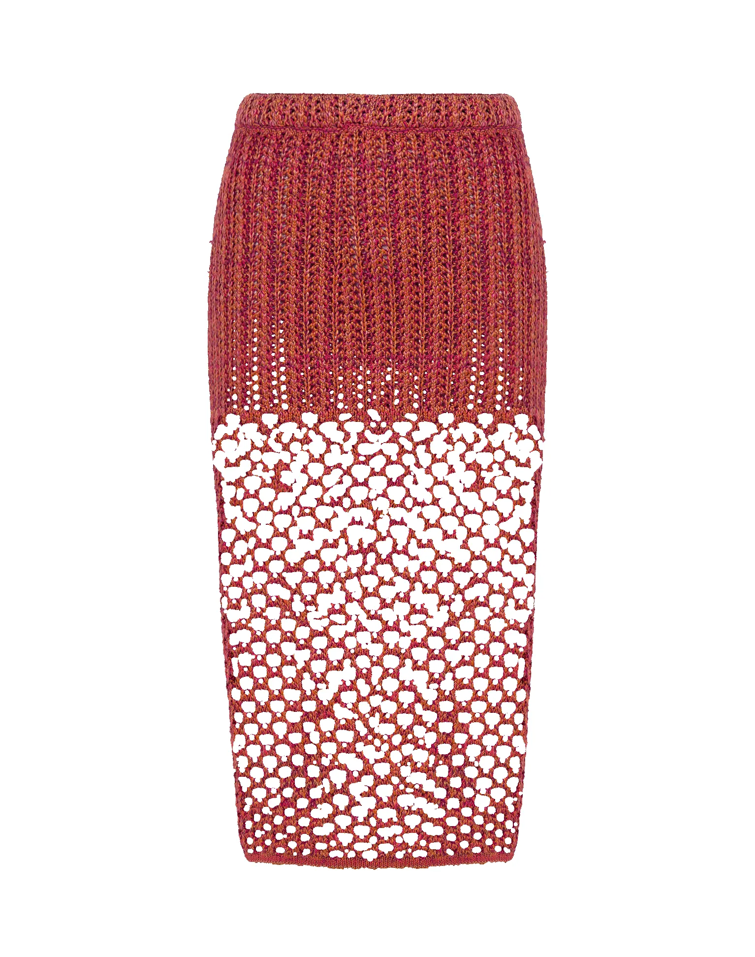 Knit Aria Midi Skirt - Berry Burst sold by Vix
