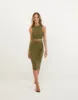 Knit Aria Midi Skirt - Green sold by Vix