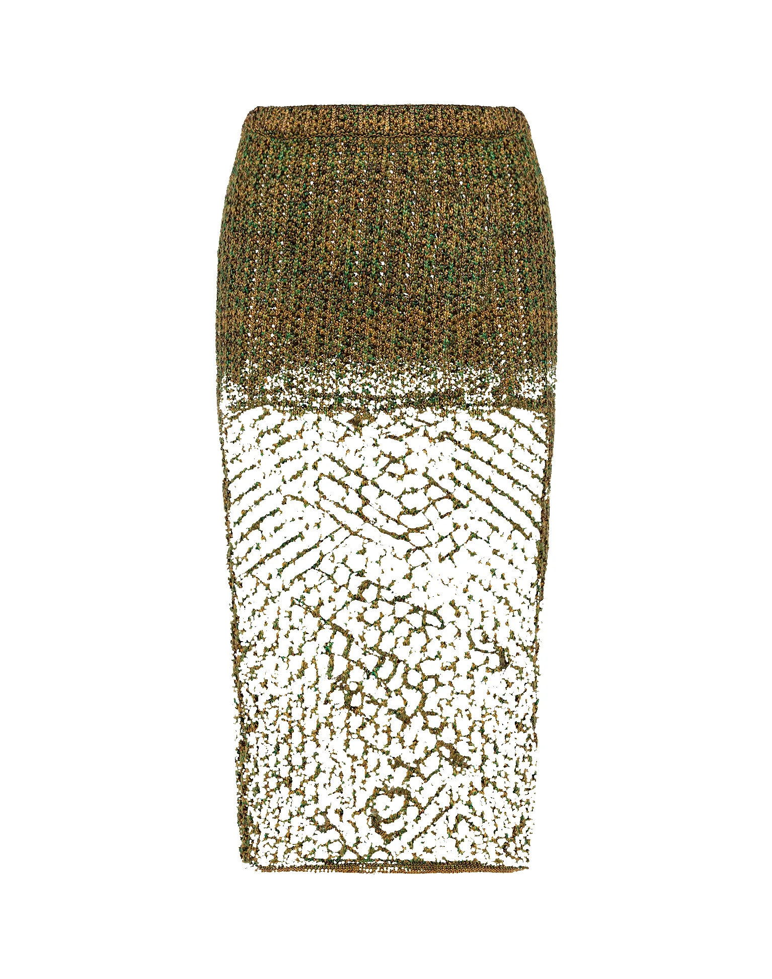 Knit Aria Midi Skirt - Green sold by Vix