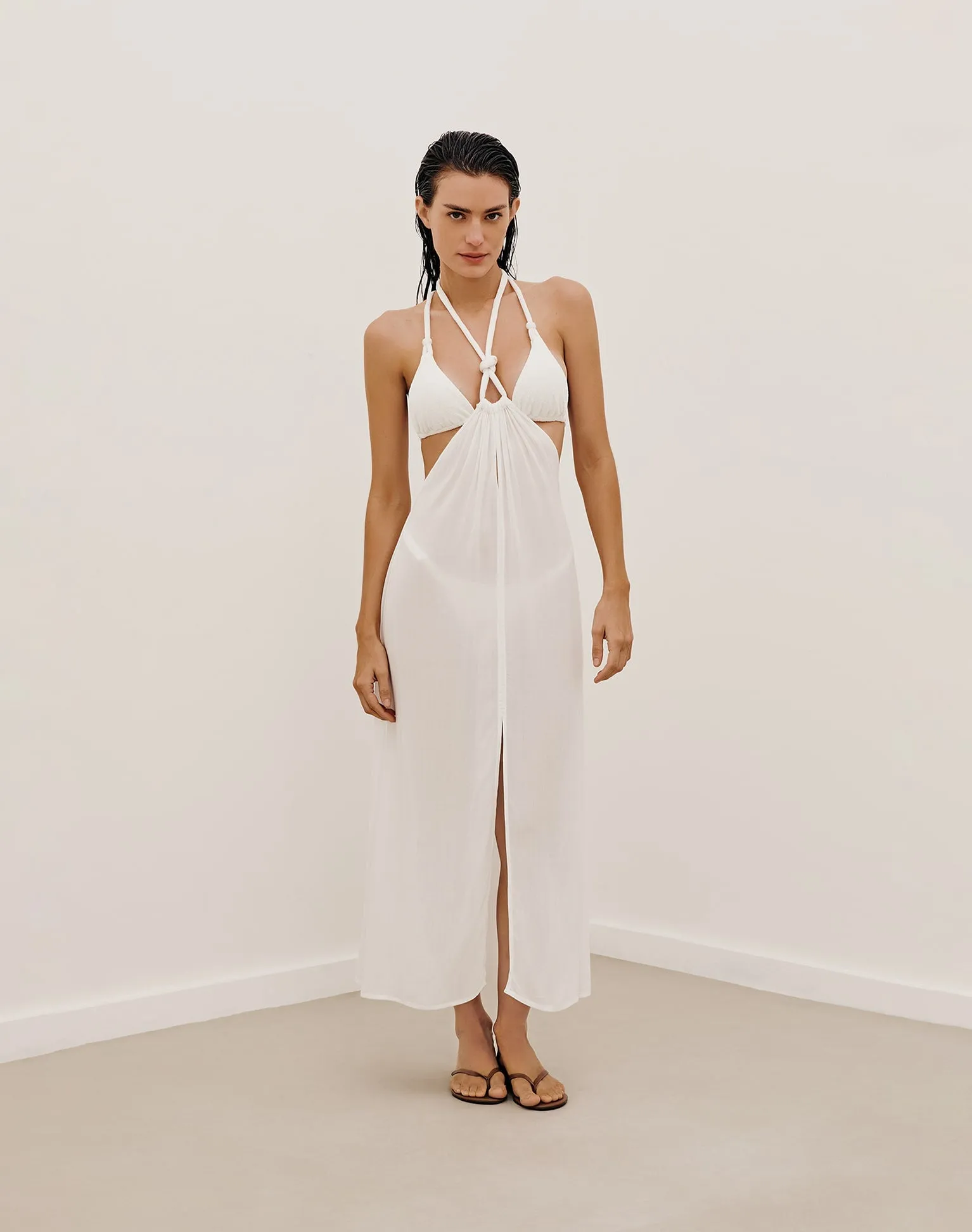 Sally Long Cover Up (exchange only) - White sold by Vix